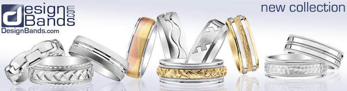 Cubic zirconium wedding rings