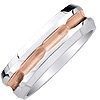 Purchase Two Tone Men's Rose Gold Wedding Rings. 