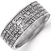 Buy English Catholic Sterling Silver Wedding Rings. 