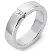 High Quality Diamond Princess Cut Wedding Rings. 